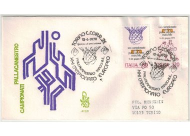 ITALIA 1979 FDC (Venetia) Campionati di pallacanestro