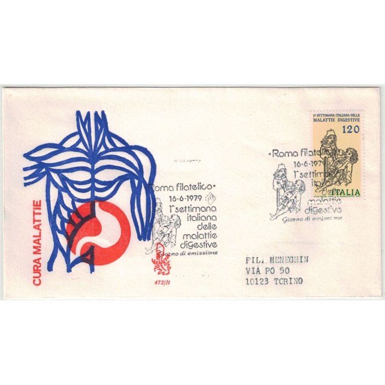 ITALIA 1979 FDC (Venetia) Malattie digestive