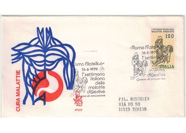 ITALIA 1979 FDC (Venetia) Malattie digestive