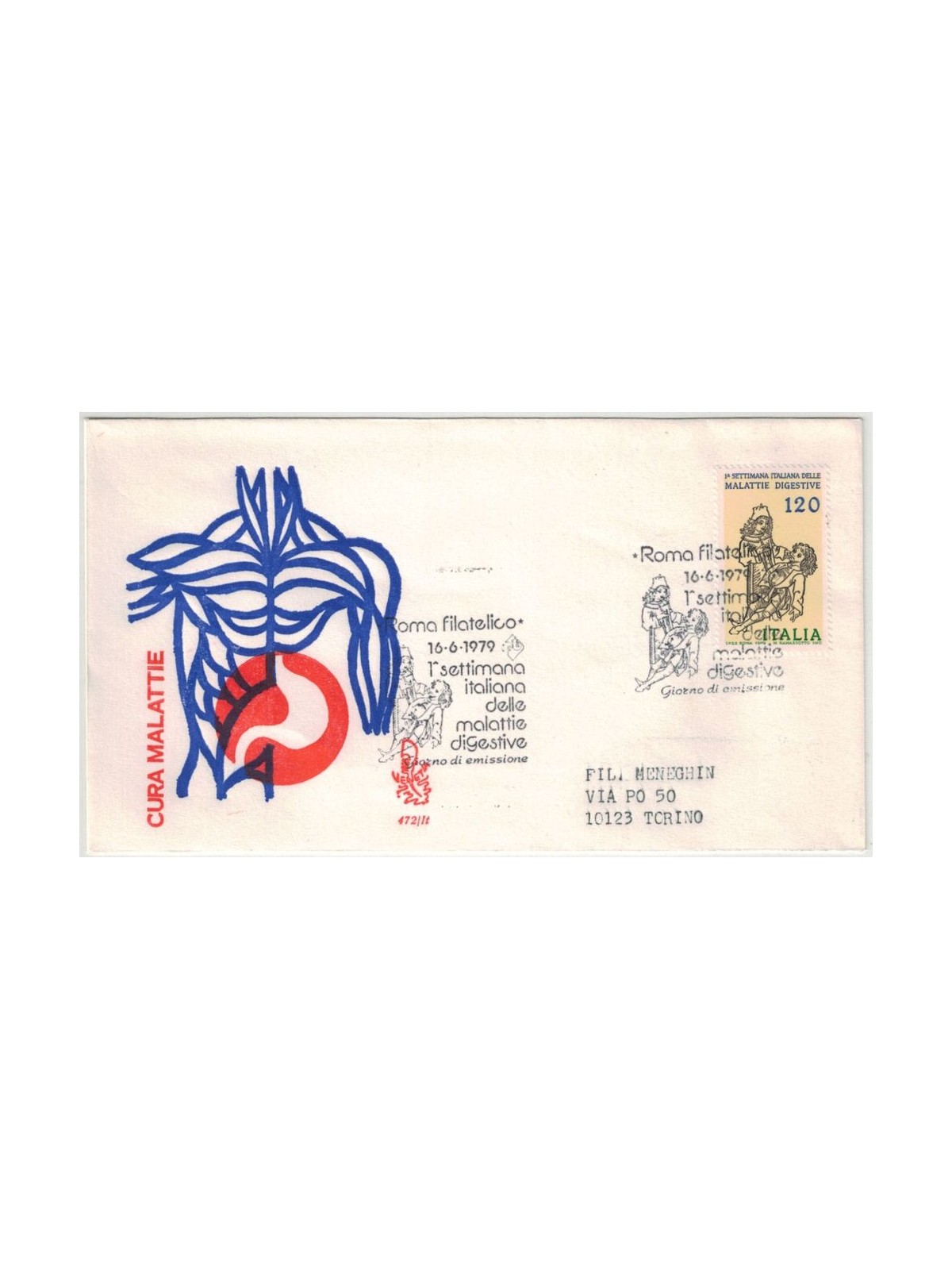 ITALIA 1979 FDC (Venetia) Malattie digestive