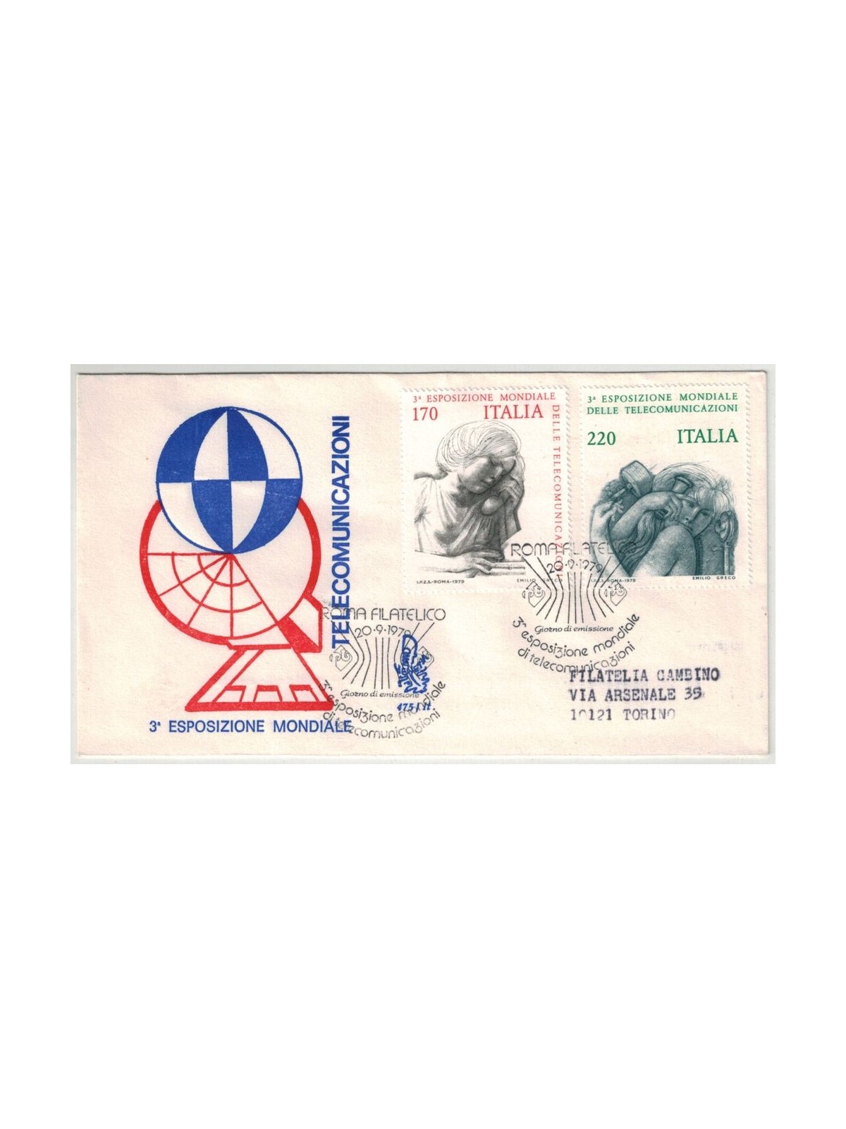ITALIA 1979 FDC (Venetia) Expo telecomunicazioni