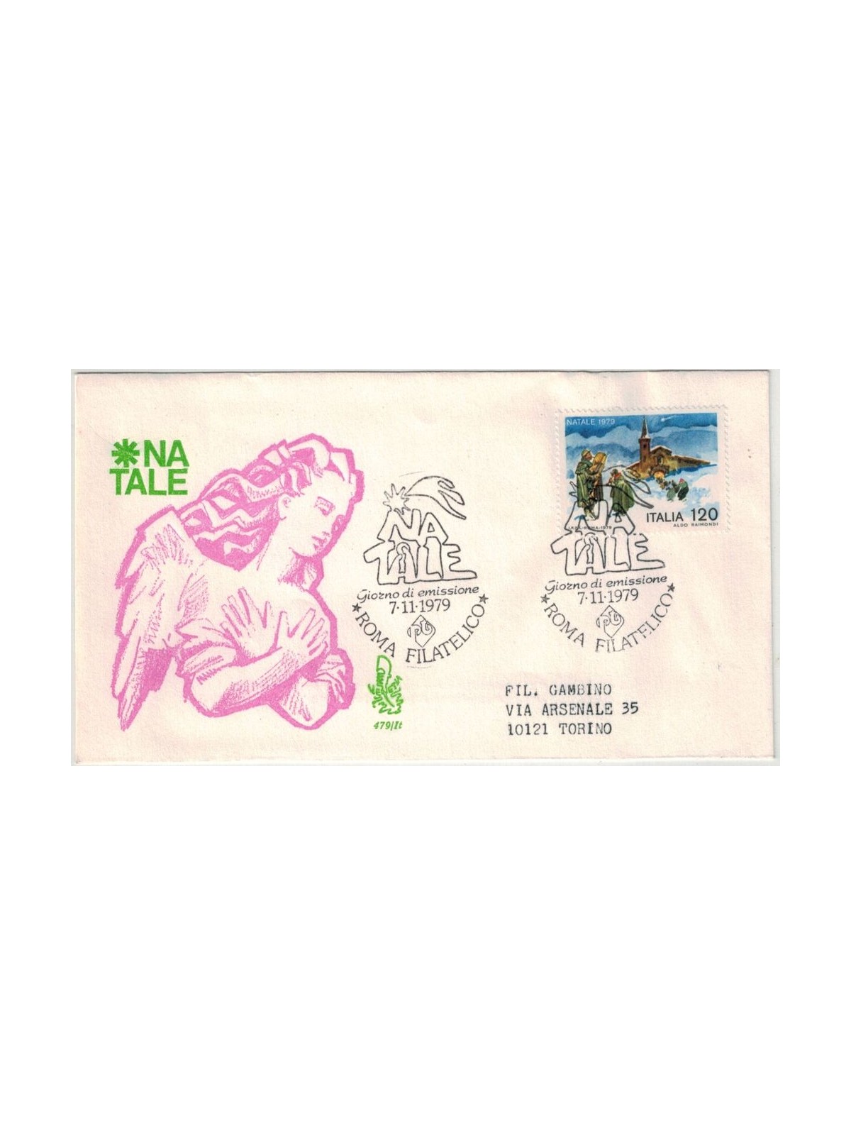ITALY 1979 FDC (Venice) Christmas