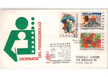 ITALIA 1979 FDC (Venetia) Giornata del francobollo