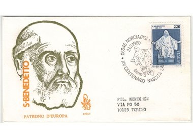 ITALIA 1980 FDC (Venetia) San Benedetto