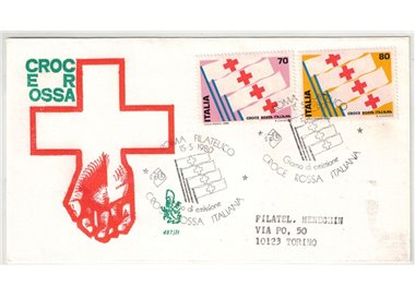 ITALIA 1980 FDC (Venetia) Croce Rossa