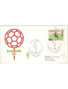 ITALIA 1980 FDC (Venetia) Europei di calcio