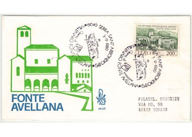 ITALIA 1980 FDC (Venetia) Fonte Avellana sp