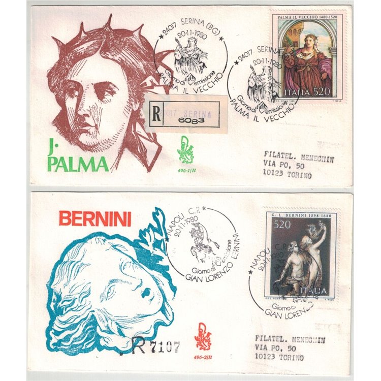 ITALY 1980 FDC (Venetia) Arte racc sp