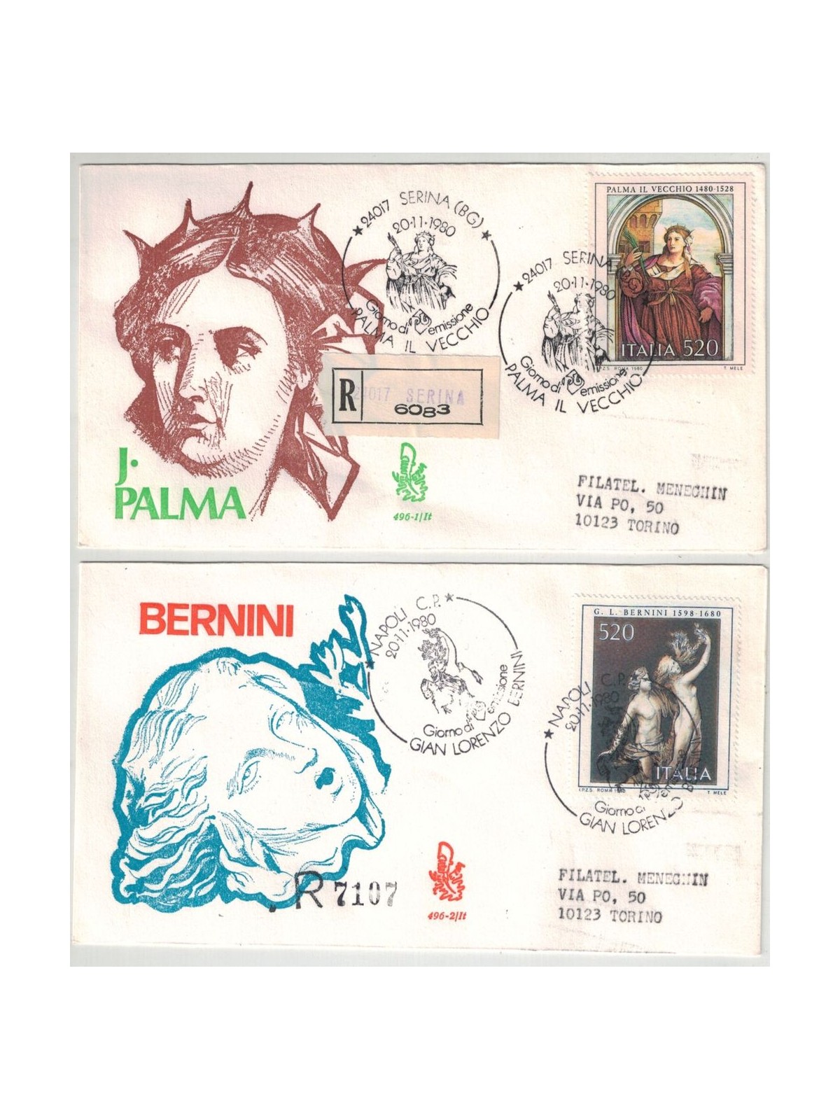 ITALIA 1980 FDC (Venetia) Arte  racc sp