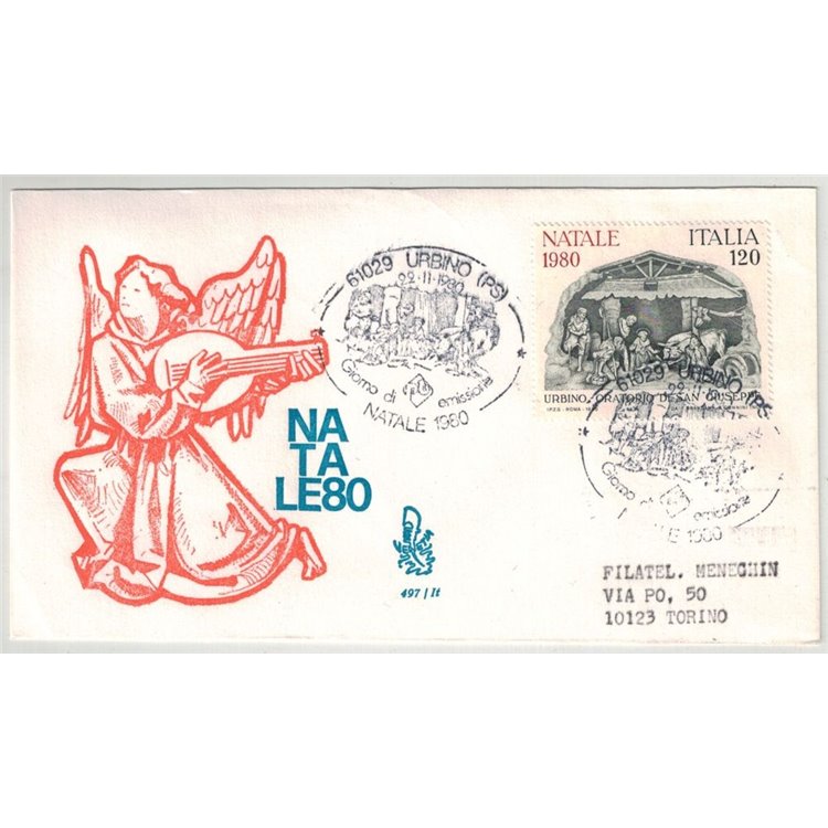 ITALIA 1980 FDC (Venetia) Natale