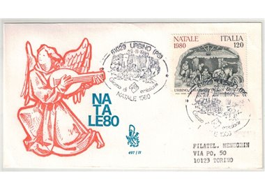 ITALY 1980 FDC (Venice) Christmas