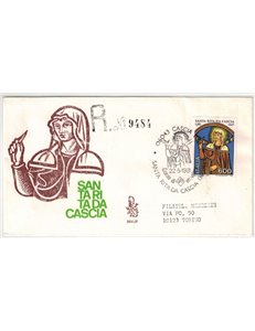 ITALY 1981 FDC (Venice) Saint Rita of Cascia collected