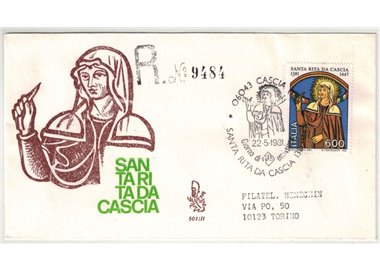 ITALY 1981 FDC (Venice) Saint Rita of Cascia collected