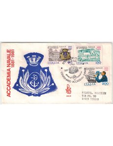 ITALIA 1981 FDC (Venetia) Accademia navale