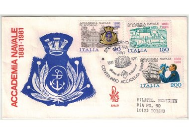 ITALIA 1981 FDC (Venetia) Accademia navale