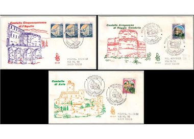 ITALY 1981 FDC (Venice) Castles of Italy