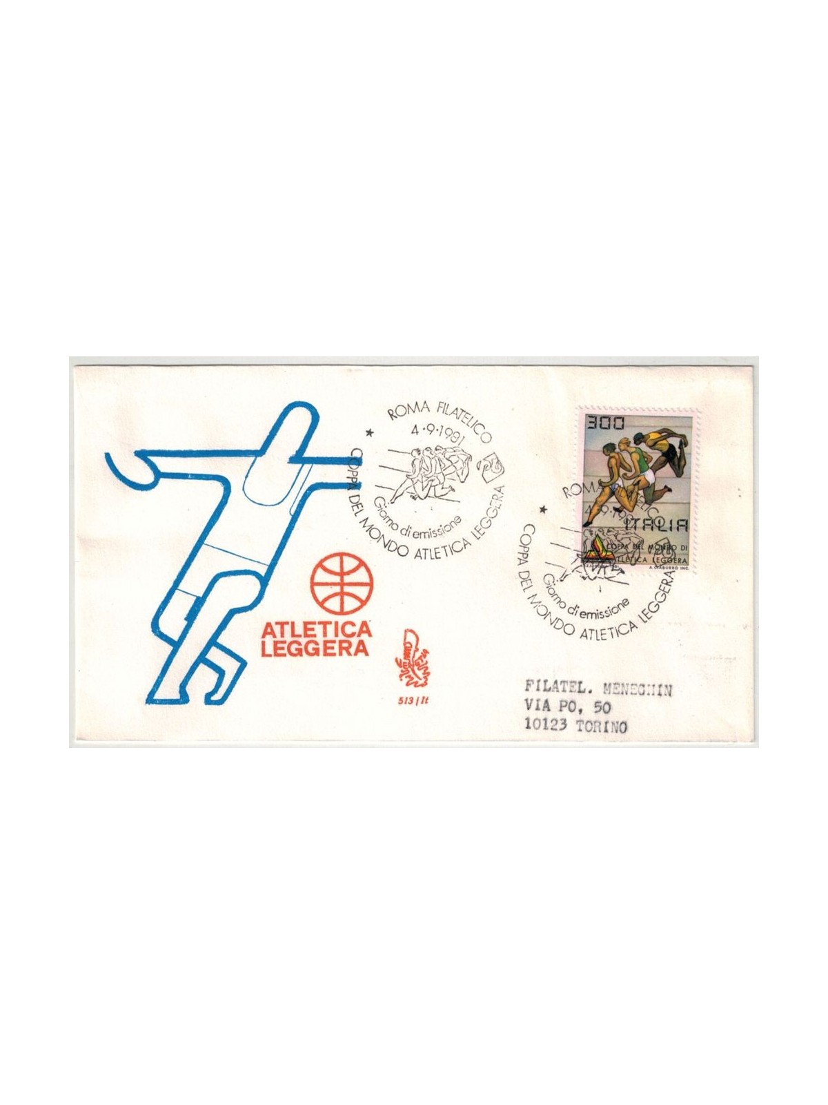 ITALIA 1981 FDC (Venetia) Atletica leggera
