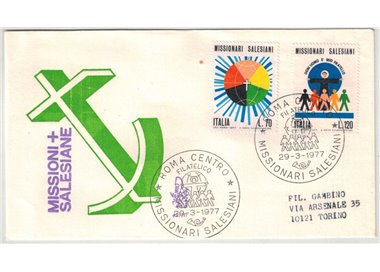 ITALIA 1977 FDC (Venetia) Missionari salesiani
