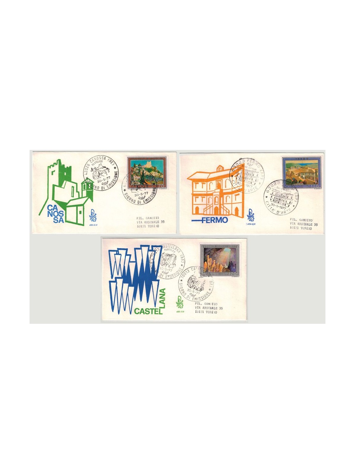 ITALY 1977 FDC (Venice) Tourism