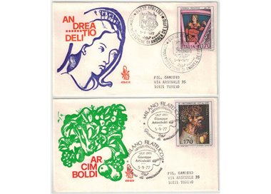 ITALIA 1977 FDC (Venetia) Arte - 4ª emissione