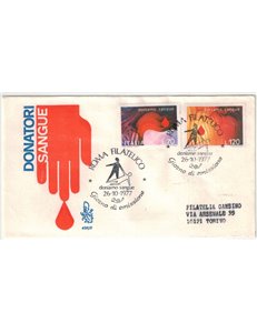 ITALIA 1977 FDC (Venetia) Donatori di sangue