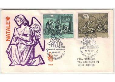 ITALIA 1977 FDC (Venetia) Natale