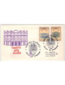 ITALIA 1978 FDC (Venetia) Teatro alla Scala