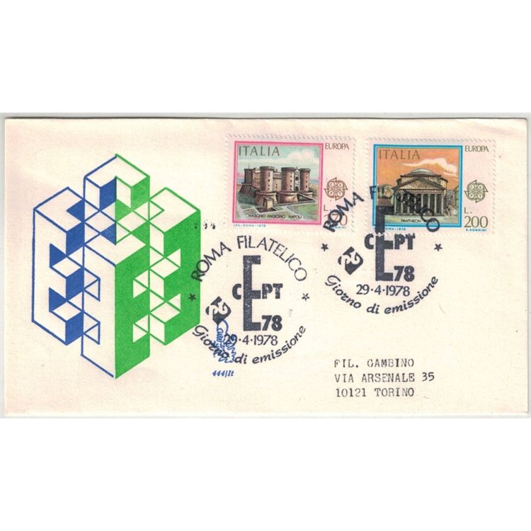 ITALY 1978 FDC (Venice) Europe
