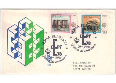 ITALY 1978 FDC (Venice) Europe