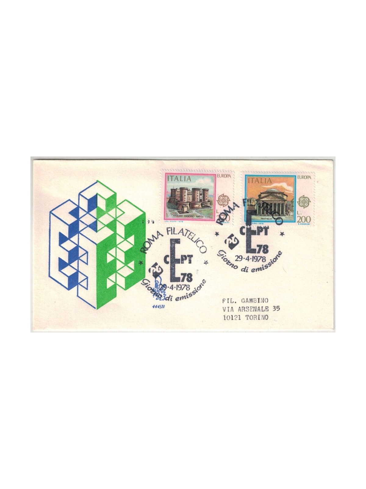 ITALY 1978 FDC (Venice) Europe