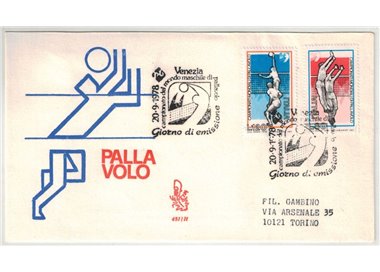 ITALY 1978 FDC (Venice) Volleyball Championships