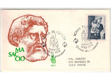 ITALIA 1978 FDC (Venetia) Masaccio