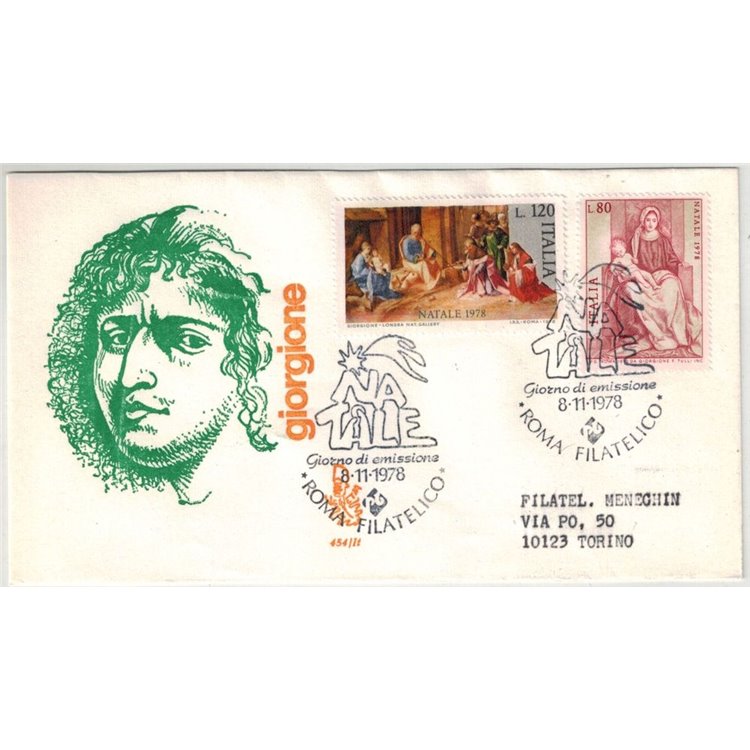 ITALY 1978 FDC (Venice) Christmas