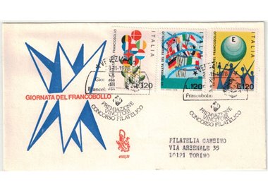 ITALIA 1978 FDC (Venetia) Giornata del francobollo