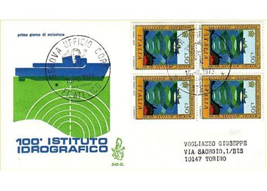 ITALIA 1973 FDC (Venetia) Istituto idrografico racc