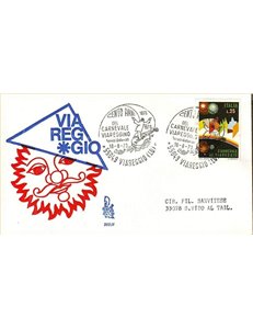ITALY 1973 FDC (Venice) Viareggio Carnival