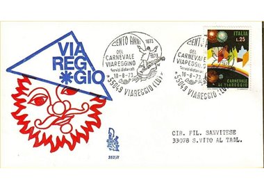 ITALIA 1973 FDC (Venetia) Carnevale Viareggio