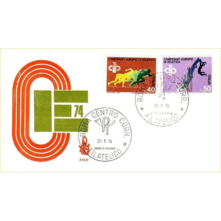 ITALY 1974 FDC (Venice) Athletics sd