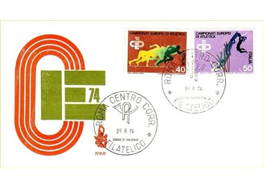ITALY 1974 FDC (Venice) Athletics sd
