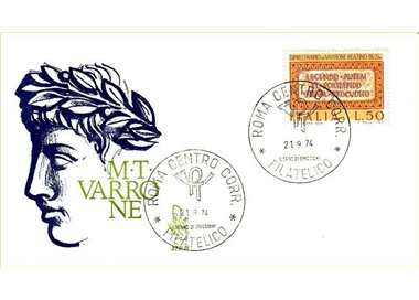 ITALIA 1974 FDC (Venetia) Varrone sd