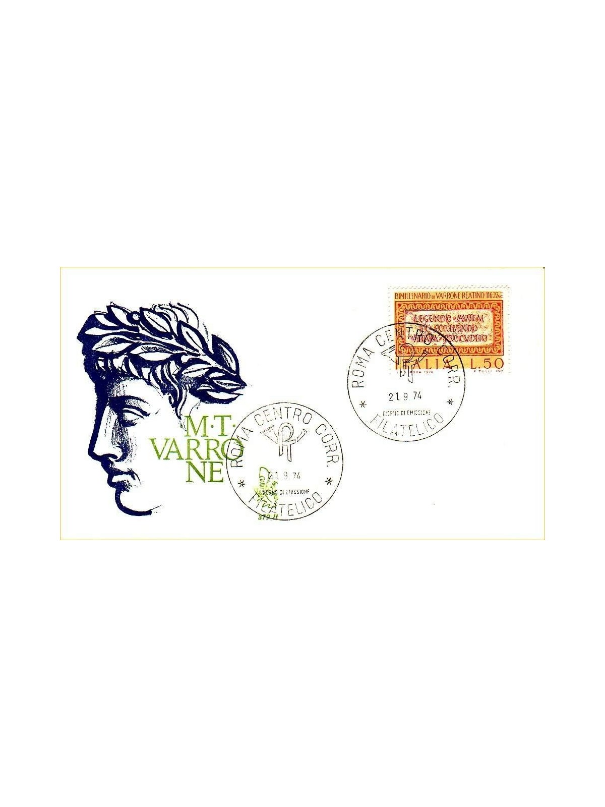 ITALY 1974 FDC (Venetia) Varrone sd