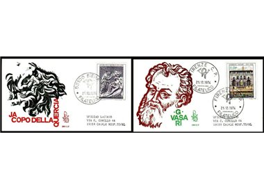 ITALIA 1974 FDC (Venetia) Arte Italiana ord