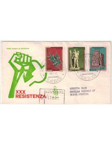 ITALY 1975 FDC (Venice) Resistance collected