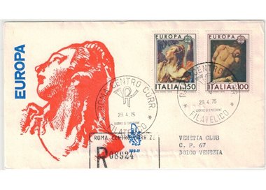 ITALIA 1975 FDC (Venetia) Europa racc