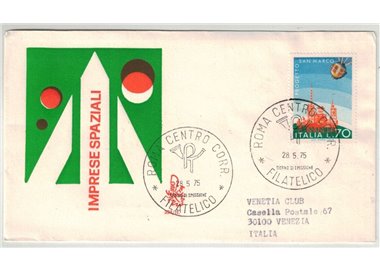 ITALY 1975 FDC (Venice) Space Enterprises Order