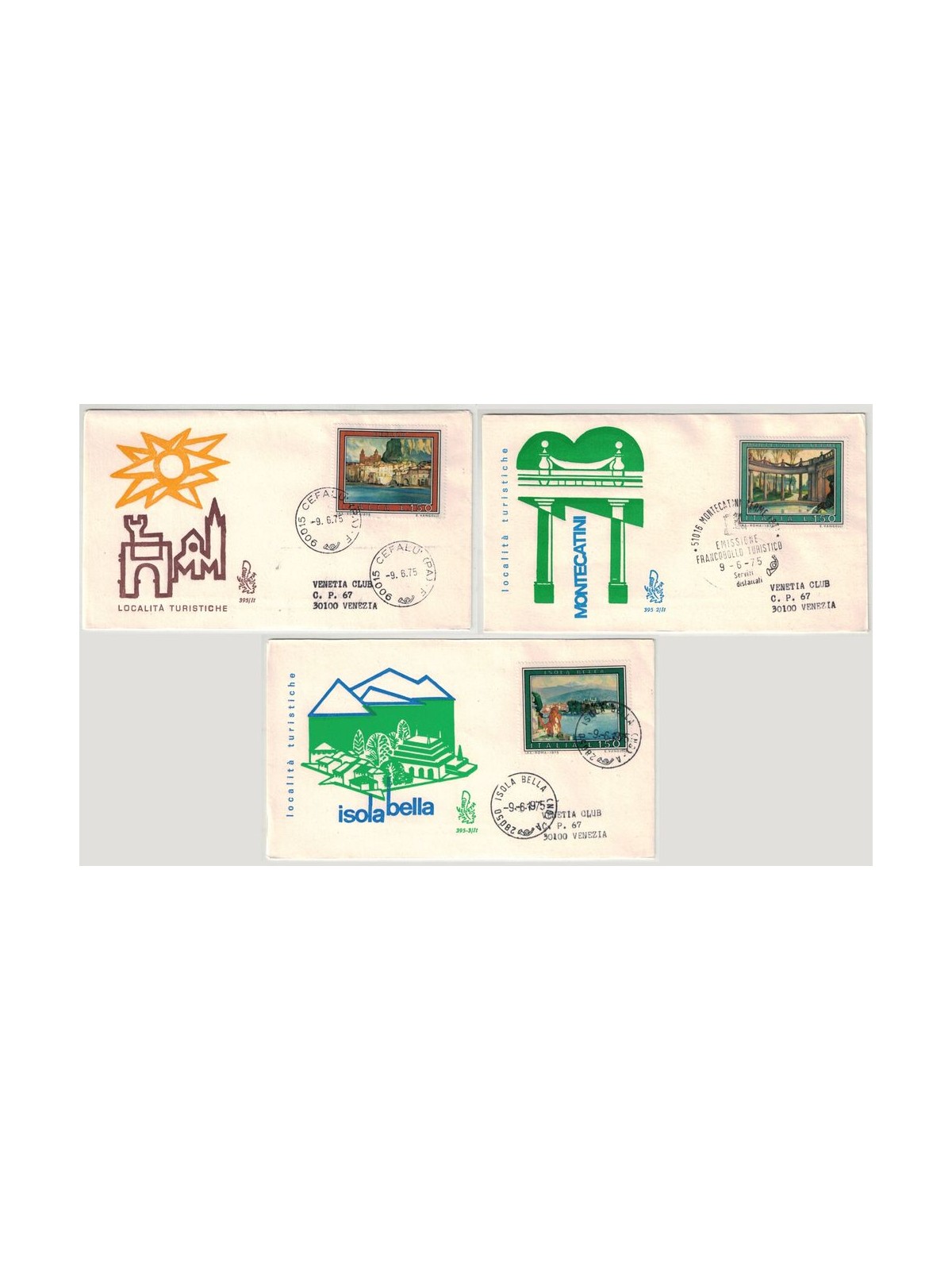 ITALY 1975 FDC (Venice) Tourism order