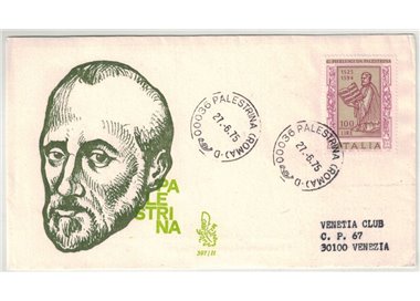 ITALY 1975 FDC (Venice) Pierluigi da Palestrina ord