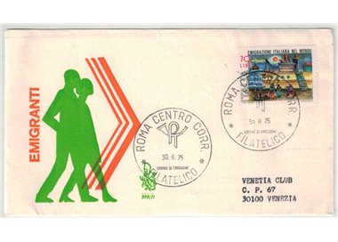 ITALY 1975 FDC (Venice) Emigrants order