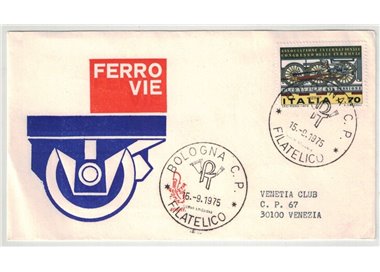 ITALY 1975 FDC (Venice) Ordinary Railways