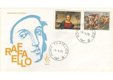 ITALY 1970 FDC (Venice) Raffaello Sanzio